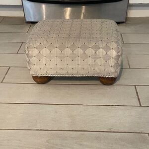 Elegant Beige Footstool